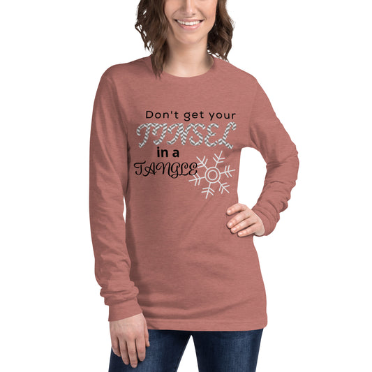 Tinsel in a Tangle - Unisex Long Sleeve Tee