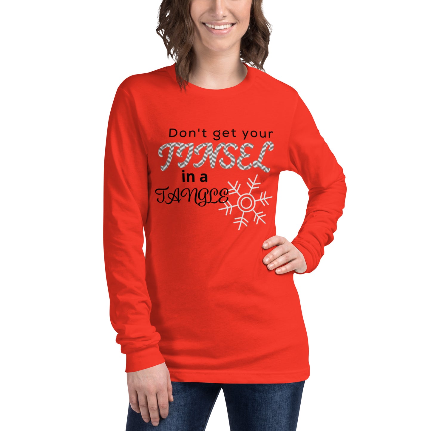 Tinsel in a Tangle - Unisex Long Sleeve Tee