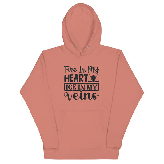 Fire In My Heart, Ice In My Veins - Women's Hoodie