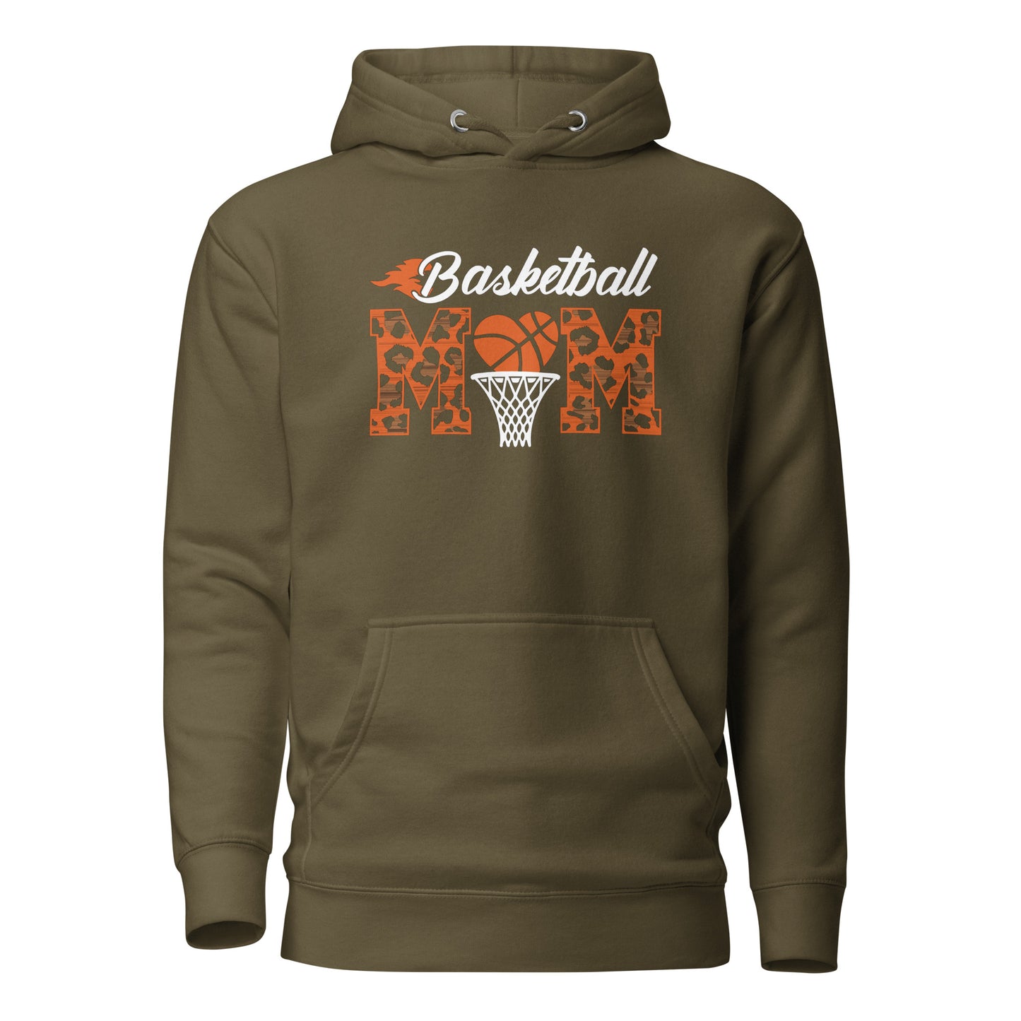 Basketball Mom Cheetah Print Hoodie