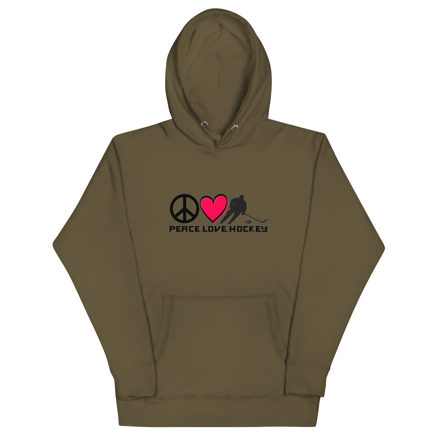 Peace - Love - Hockey - Women's Hoodie