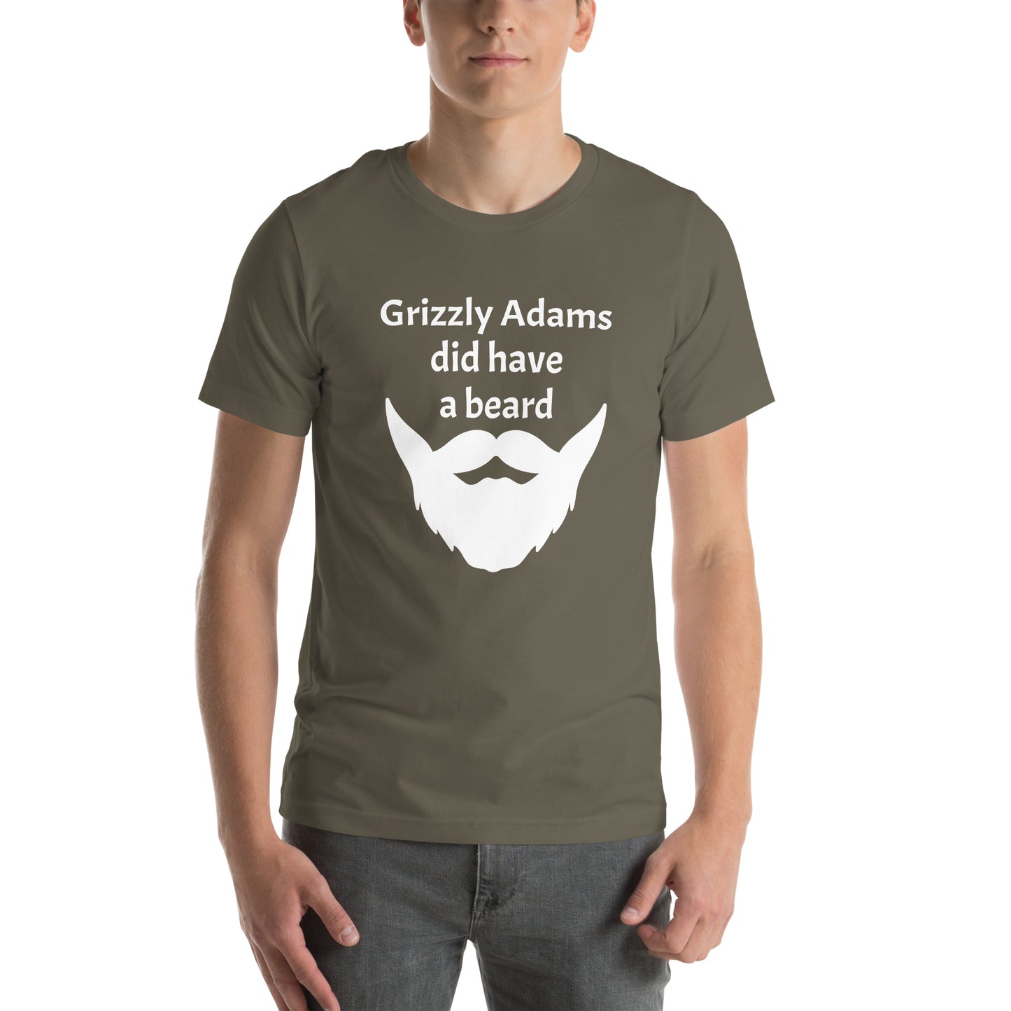 Grizzly Adams Did Have A Beard - Unisex Golf t-shirt