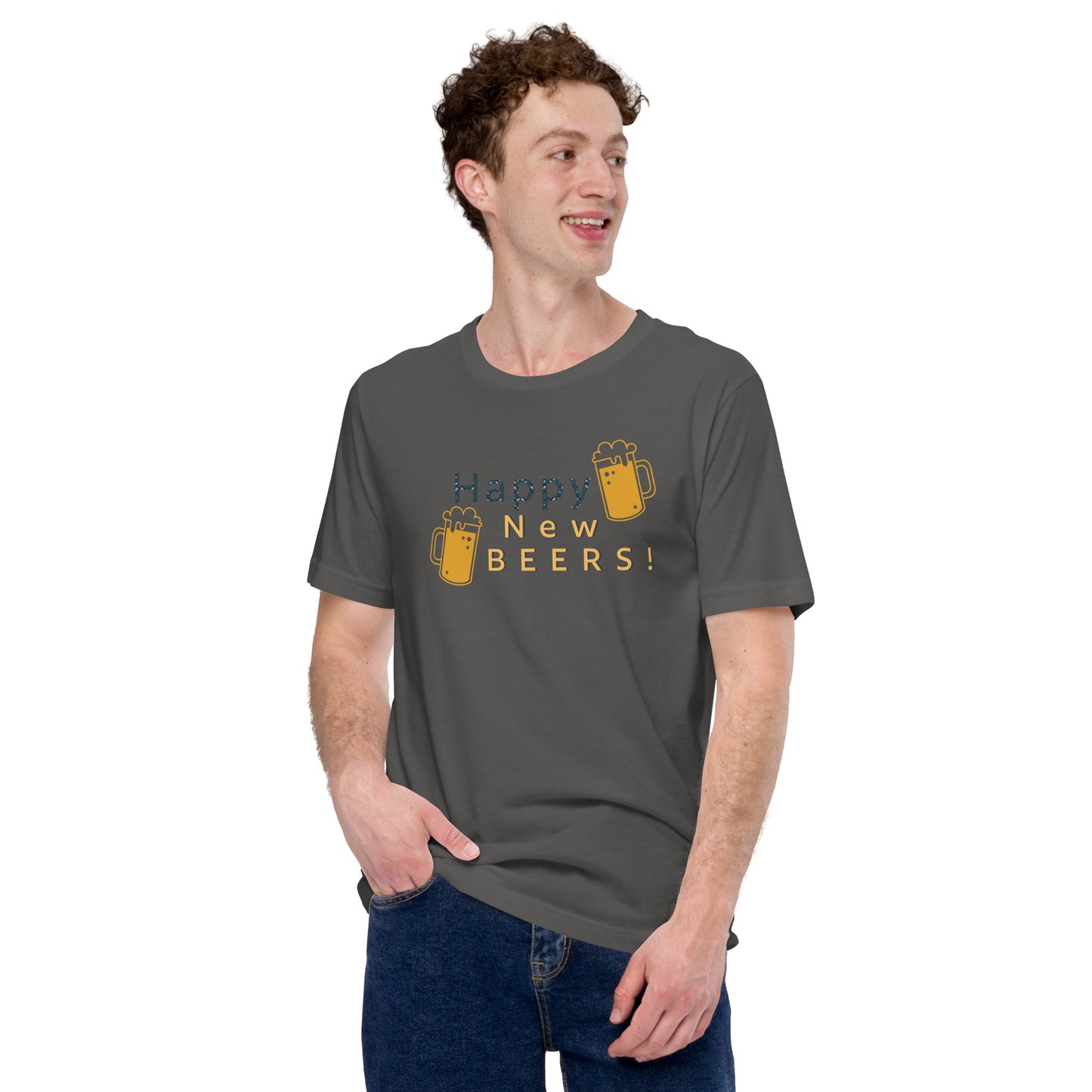 NYE Happy New Beers - Unisex t-shirt