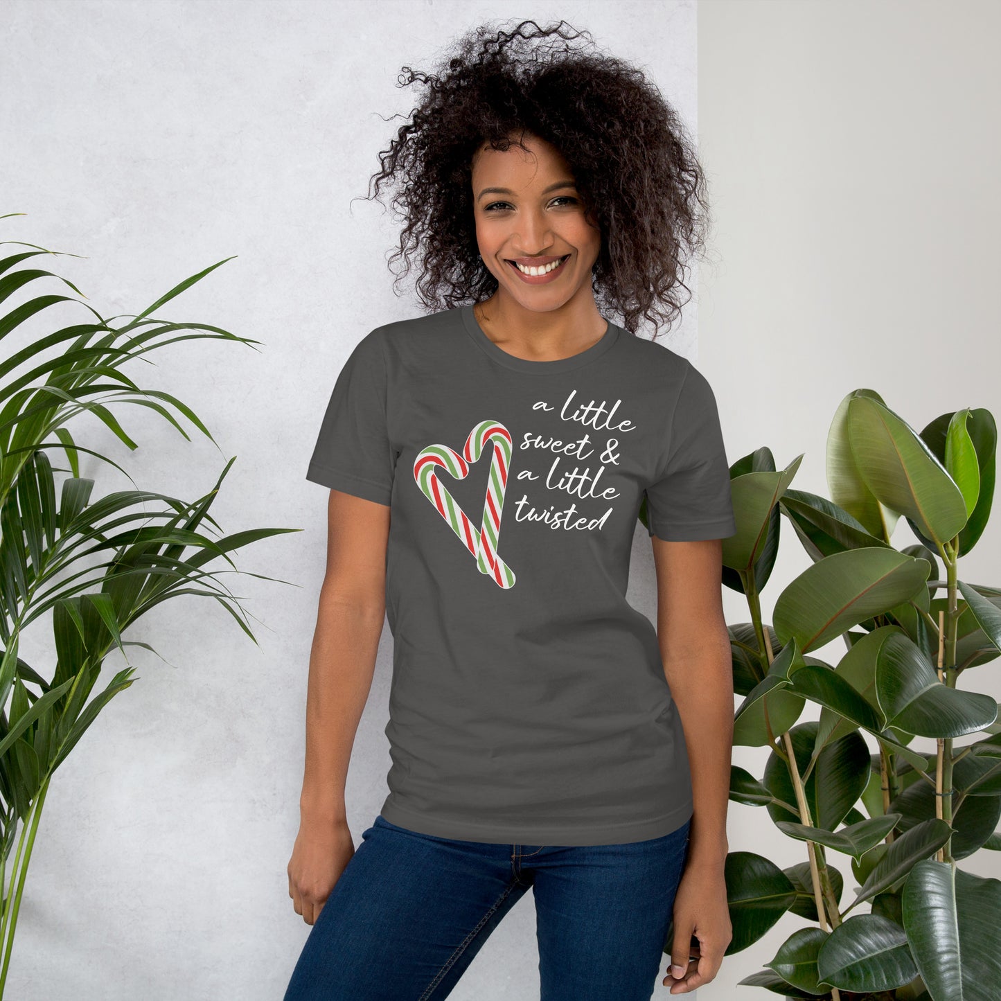 Sweet & Twisted Candy Cane - Unisex t-shirt