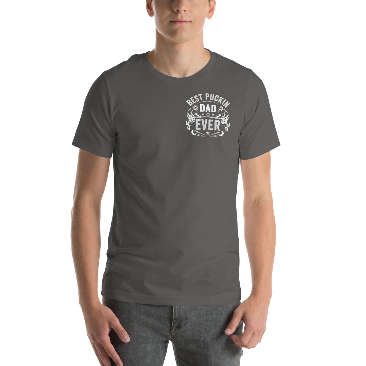 Best Puckin' Dad Ever - Men's Hockey Tee