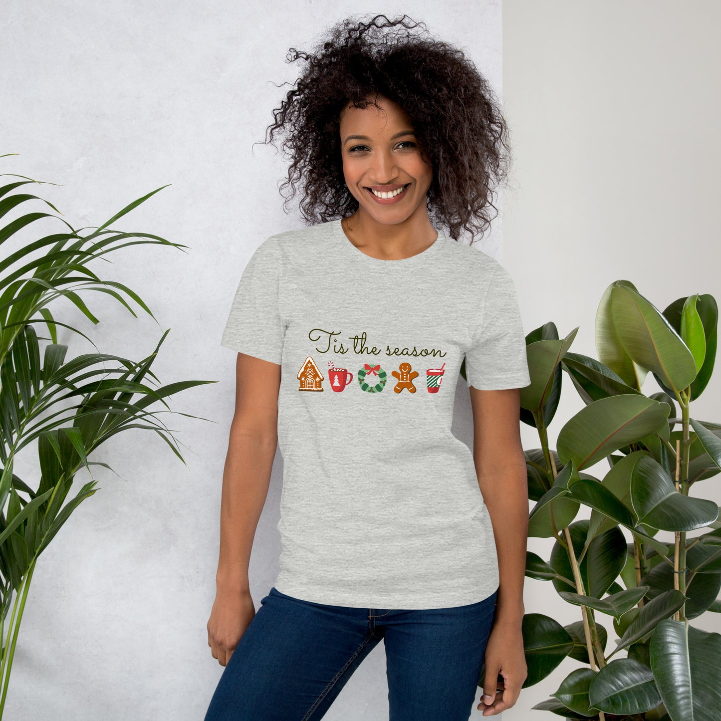 Tis the season Christmas design - Unisex t-shirt