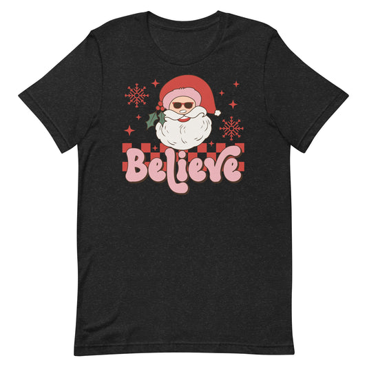 Believe - Santa Christmas Tee