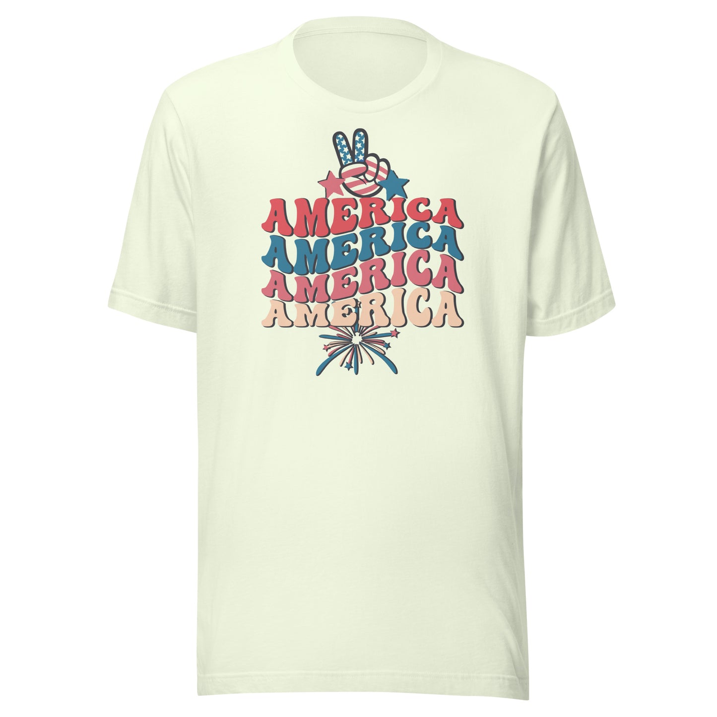 America 4th of July Patriotic Women's Tee