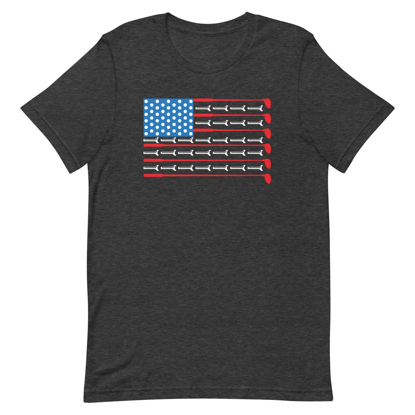 Clubs & Tees USA Golf Flag Shirt - Unisex t-shirt