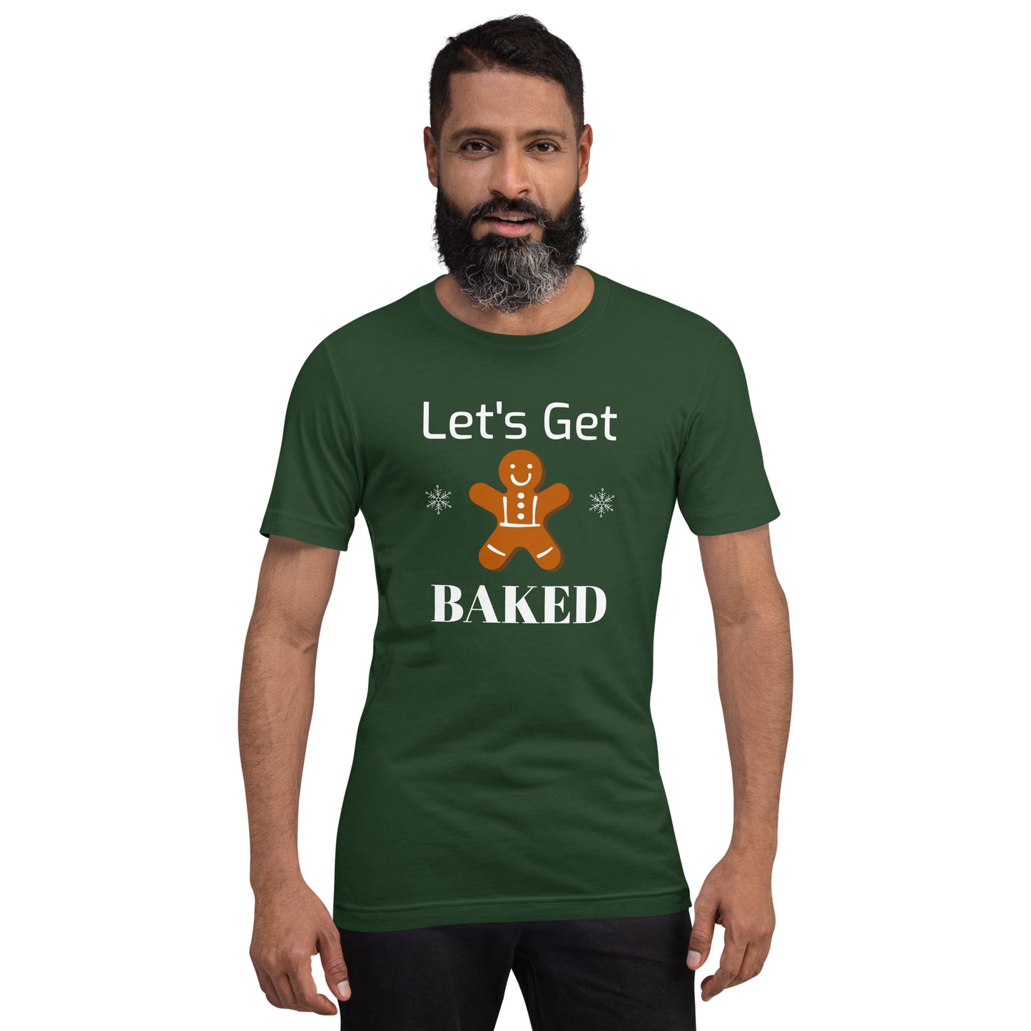 Let's Get Baked Gingerbread Man - Unisex t-shirt