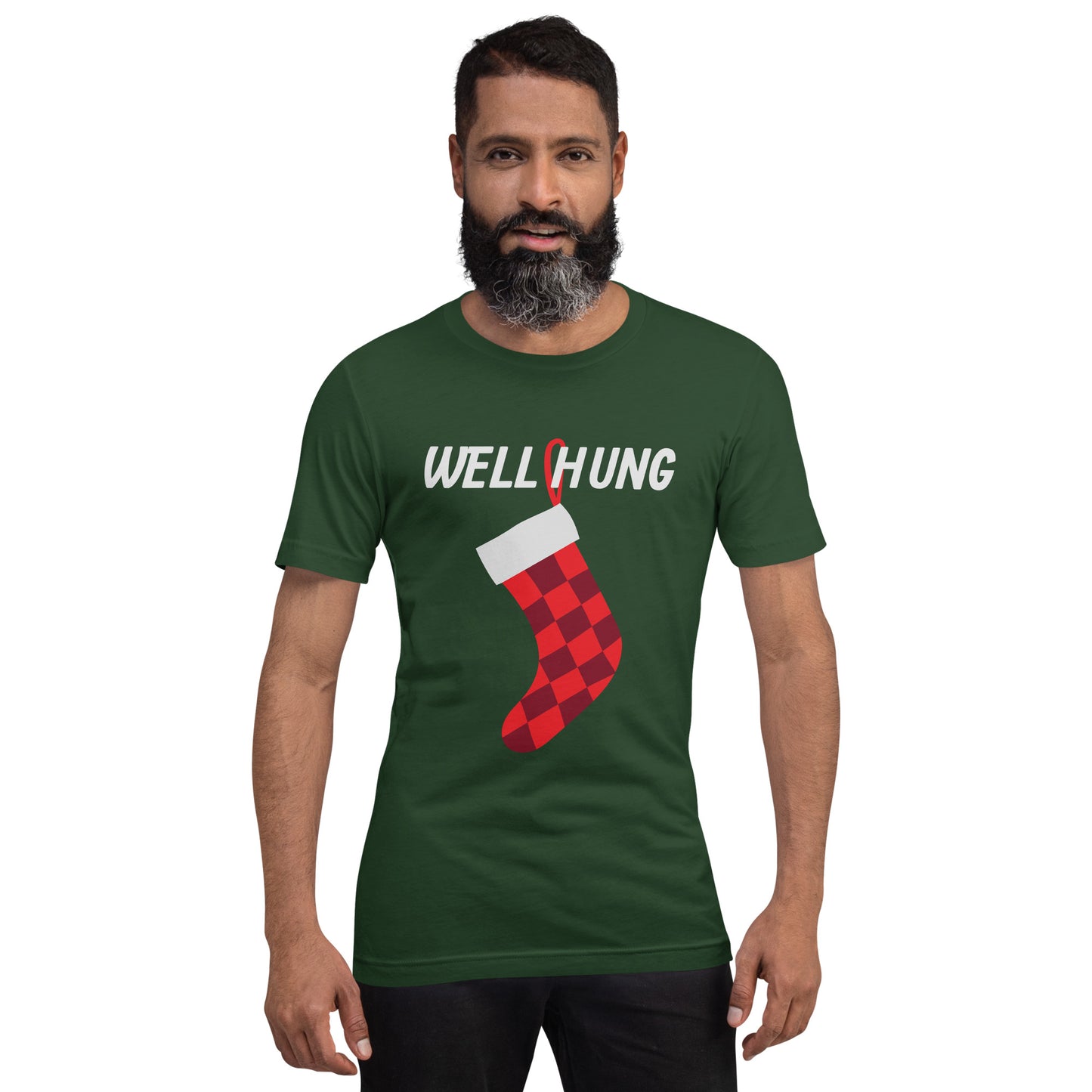 Well Hung Stocking - Unisex t-shirt