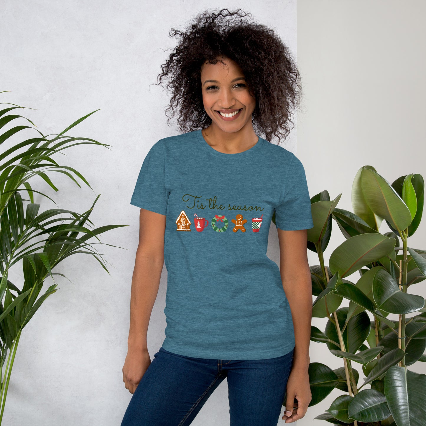 Tis the season Christmas design - Unisex t-shirt