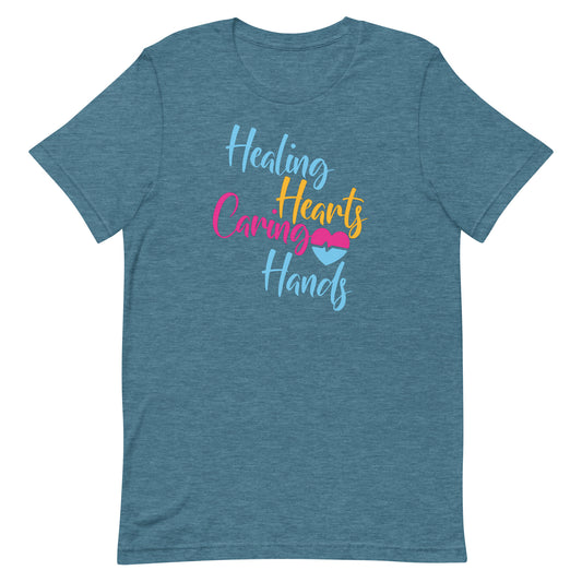 Healing Hearts, Caring Hands - Nurse Unisex t-shirt