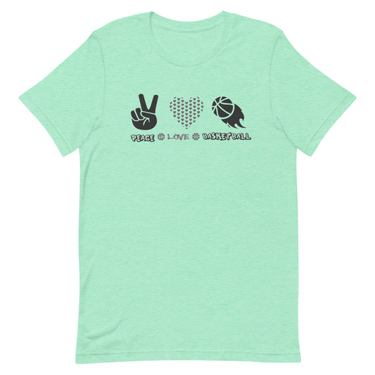 Peace Love Basketball Shirts - Women's Tee