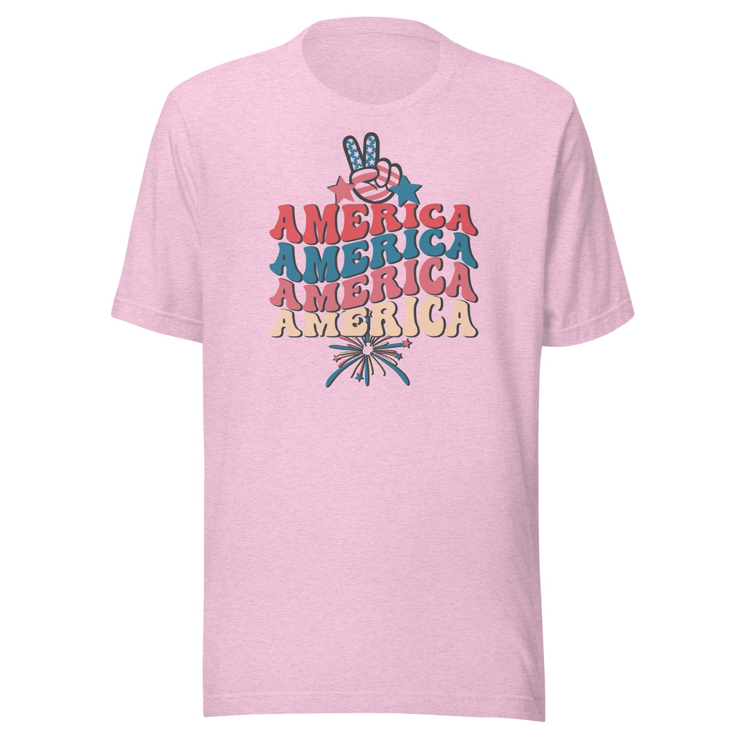 America 4th of July Patriotic Women's Tee