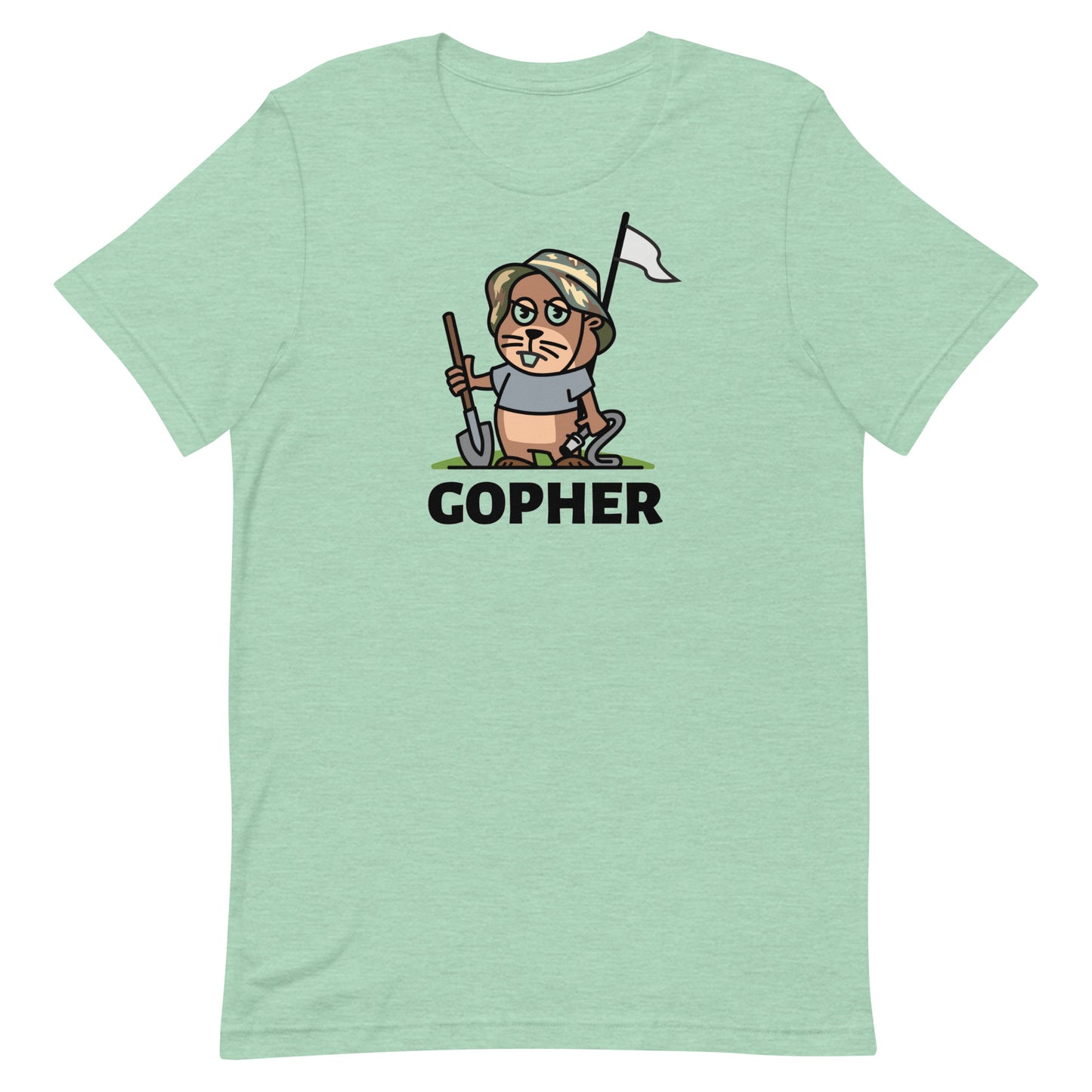 Gopher Golfer Shirt - Unisex Golf t-shirt