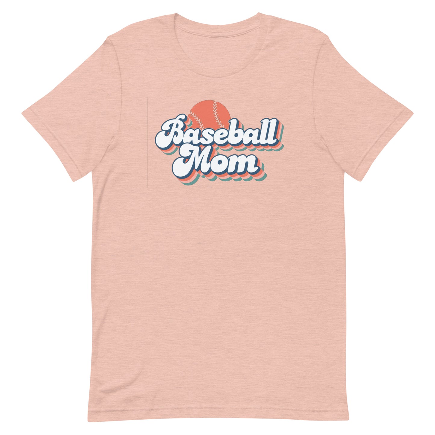 Baseball Mom Retro Vibes Tee - Women's t-shirt