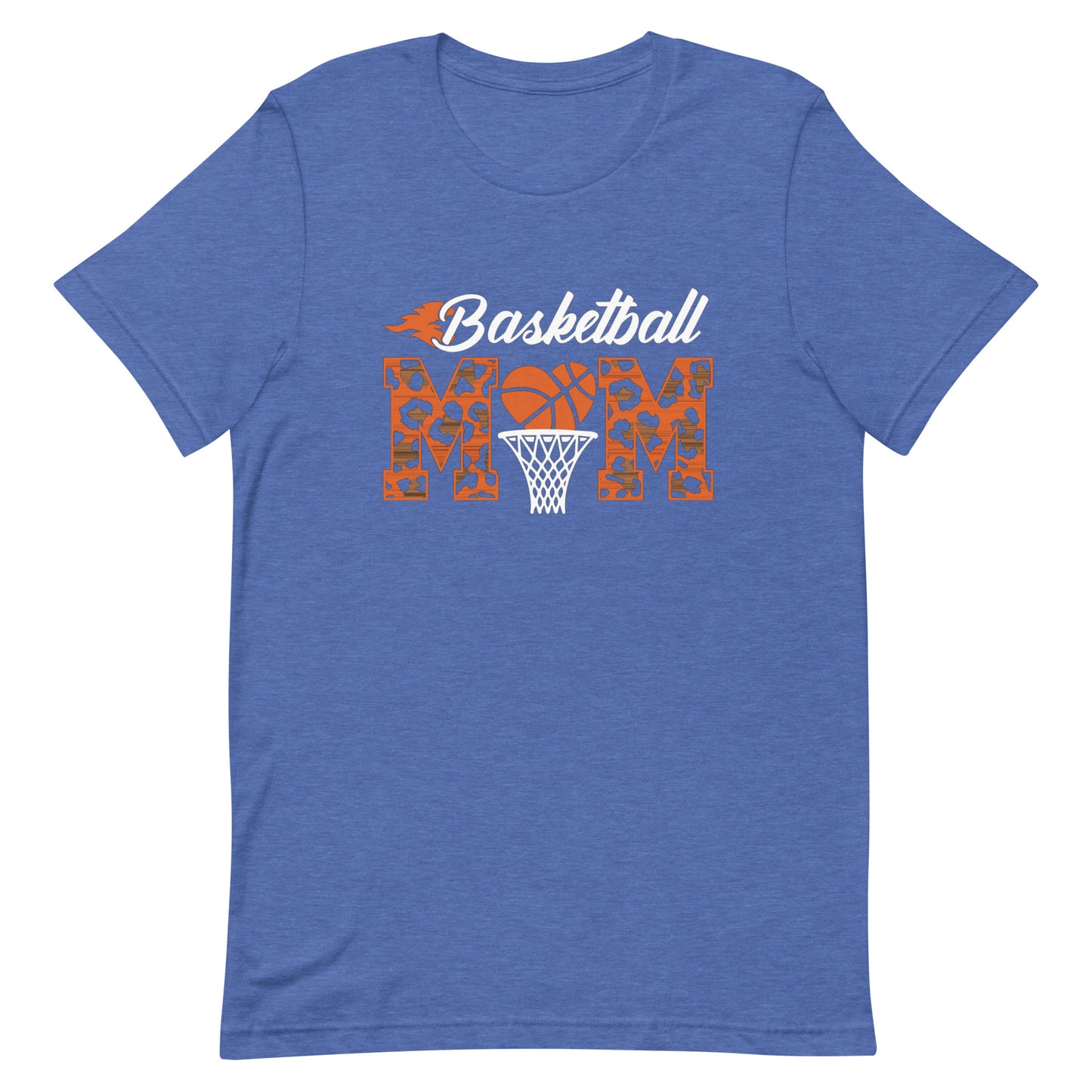 Basketball Mom With Cheetah Print - Woman's Tee