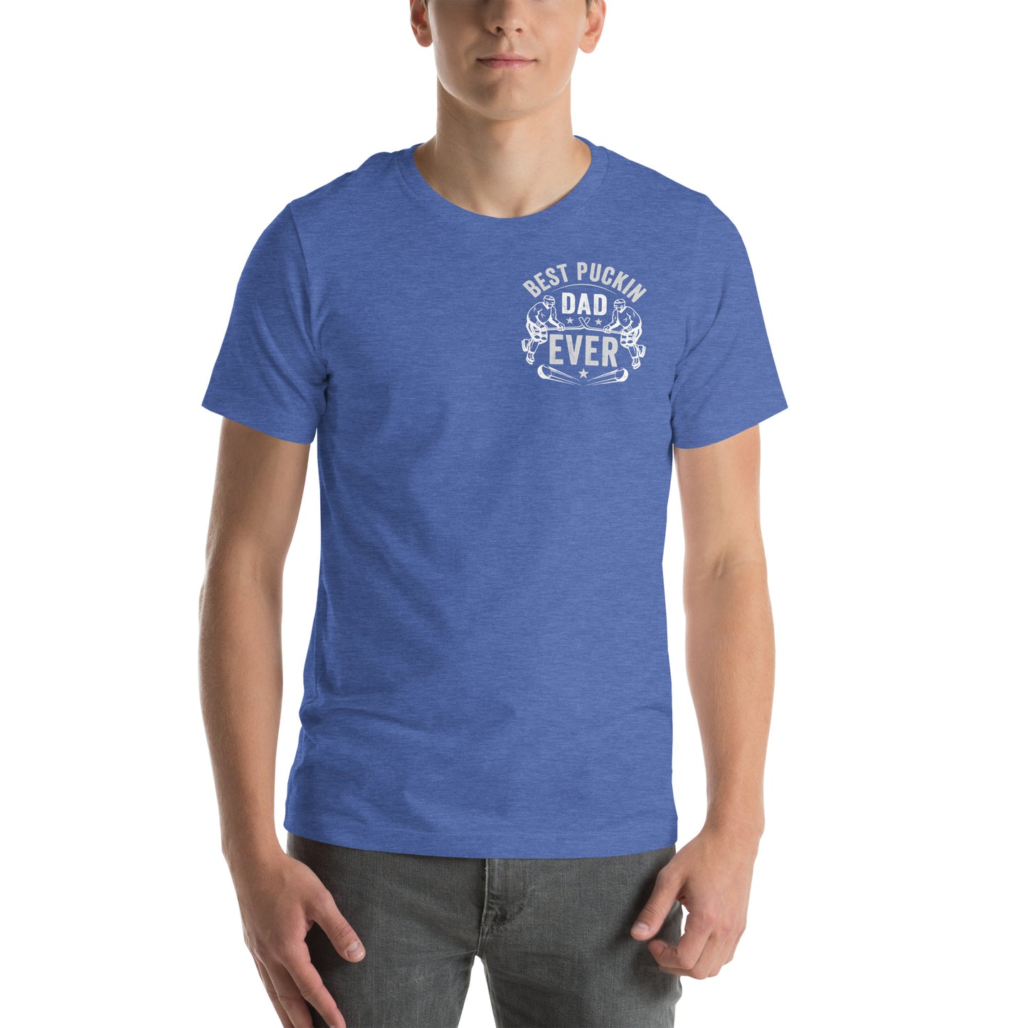 Best Puckin' Dad Ever - Men's Hockey Tee