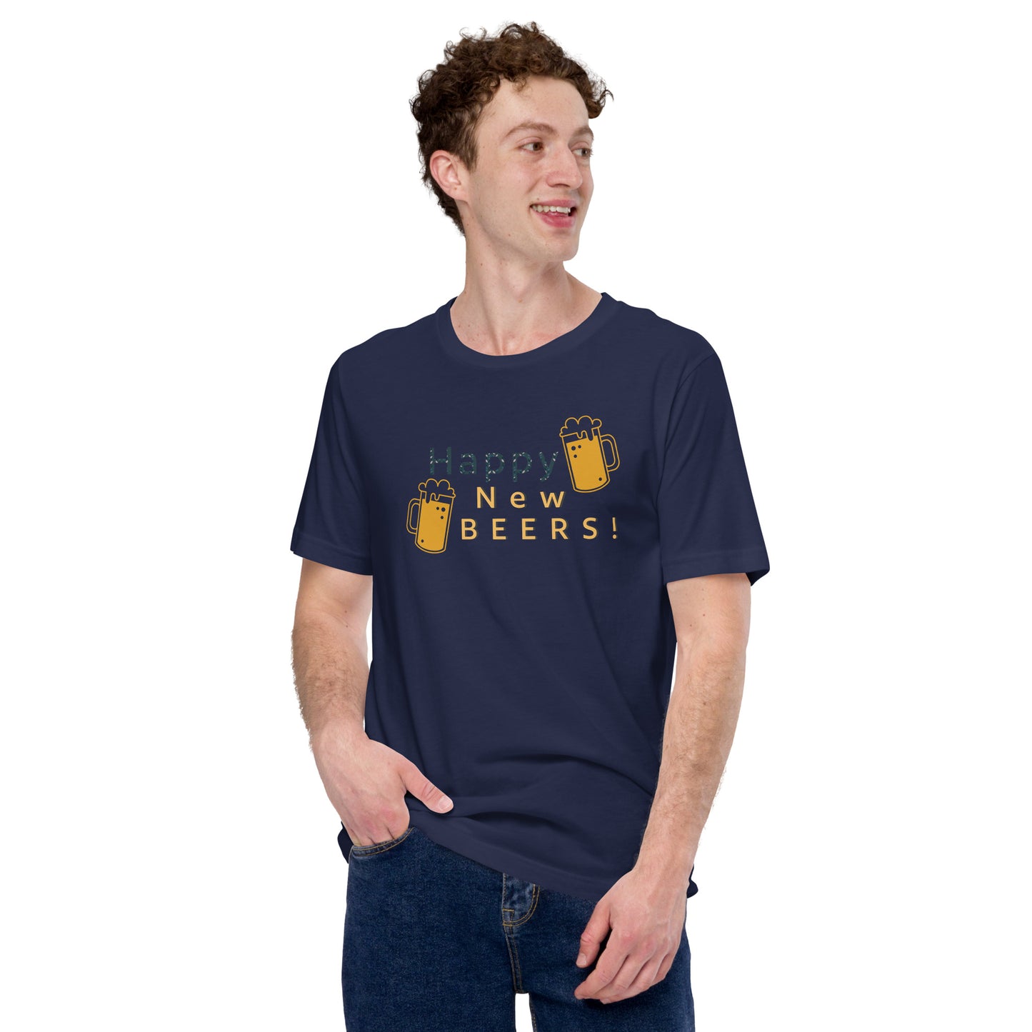 NYE Happy New Beers - Unisex t-shirt