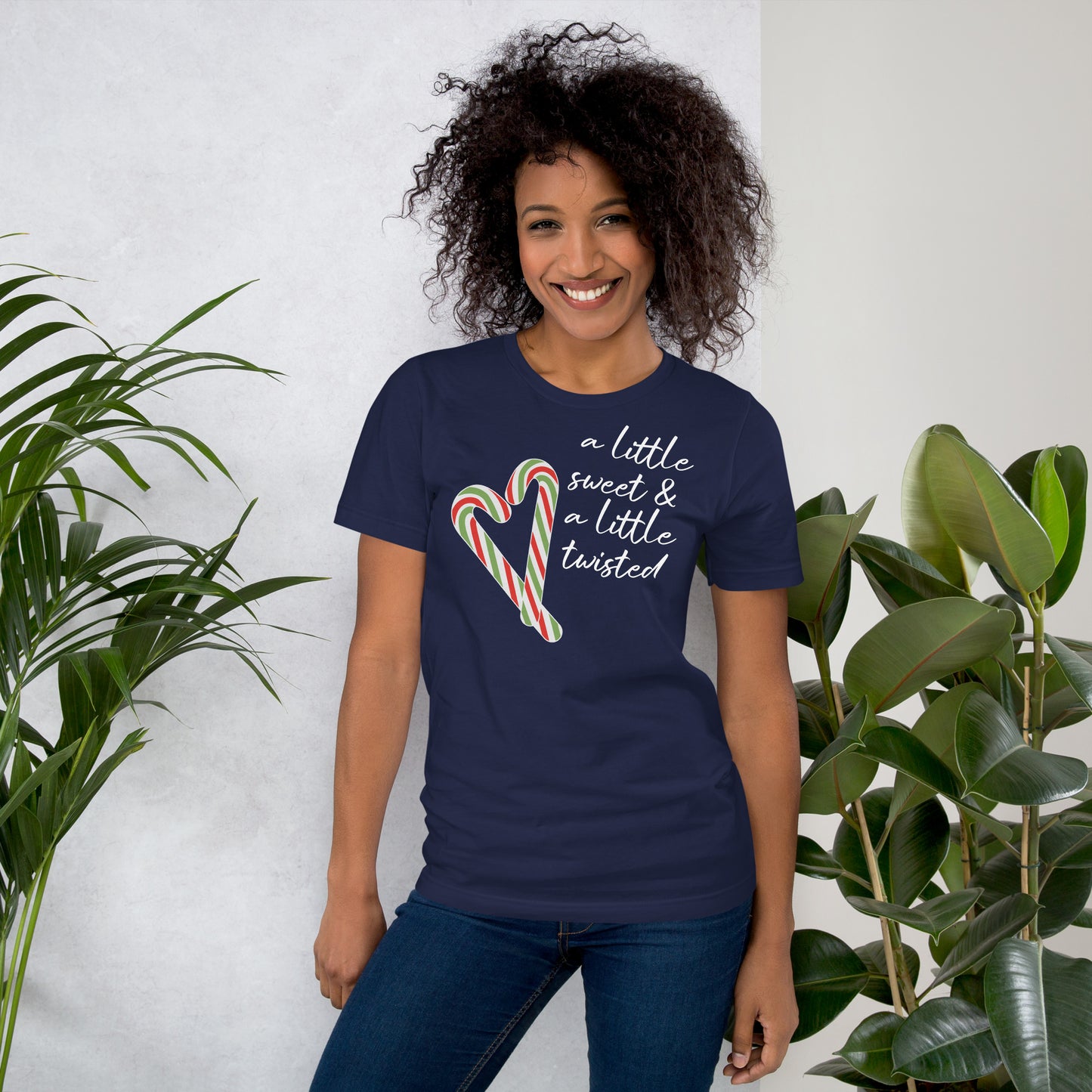 Sweet & Twisted Candy Cane - Unisex t-shirt