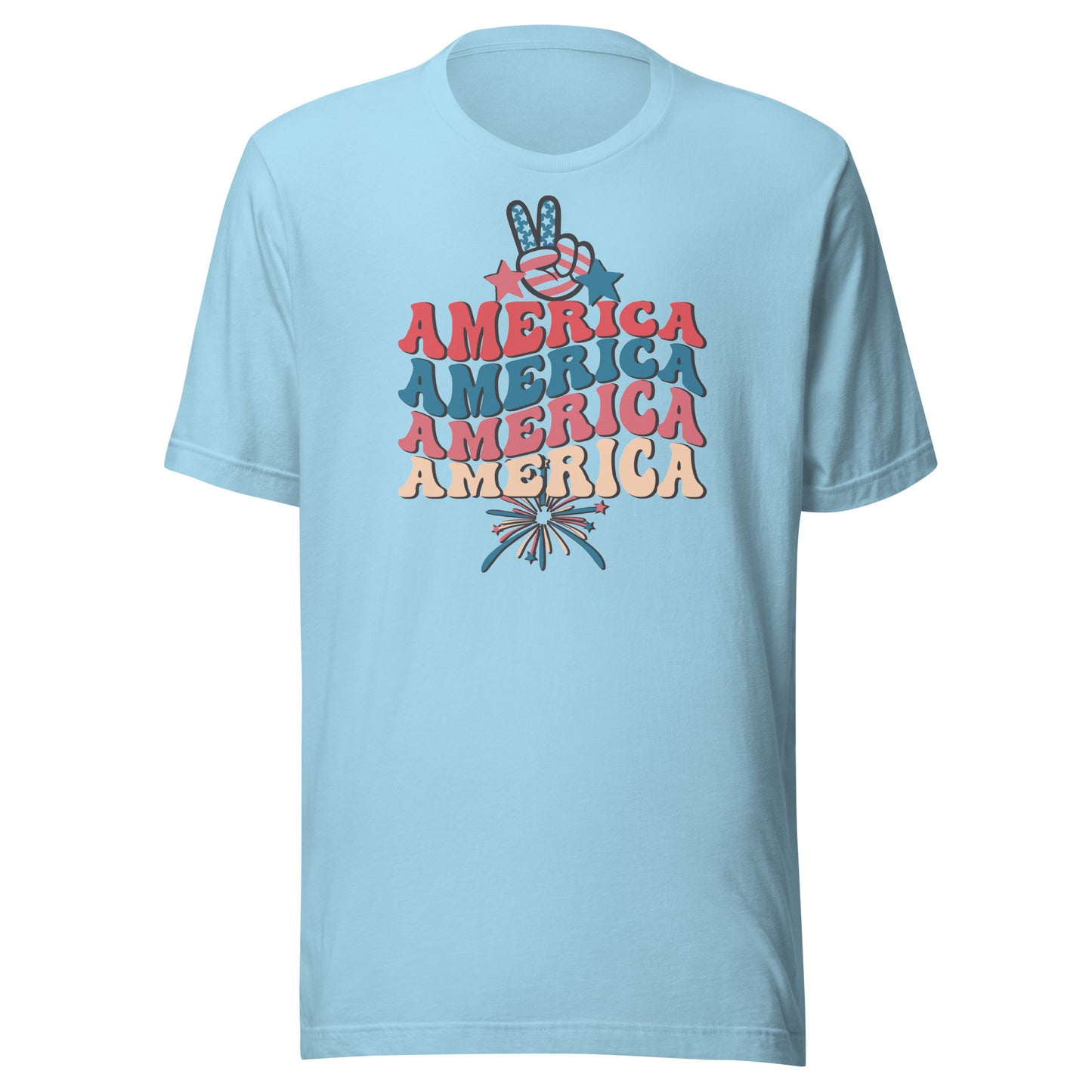 America 4th of July Patriotic Women's Tee