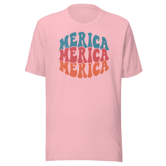 Merica Women's Patriotic Tee