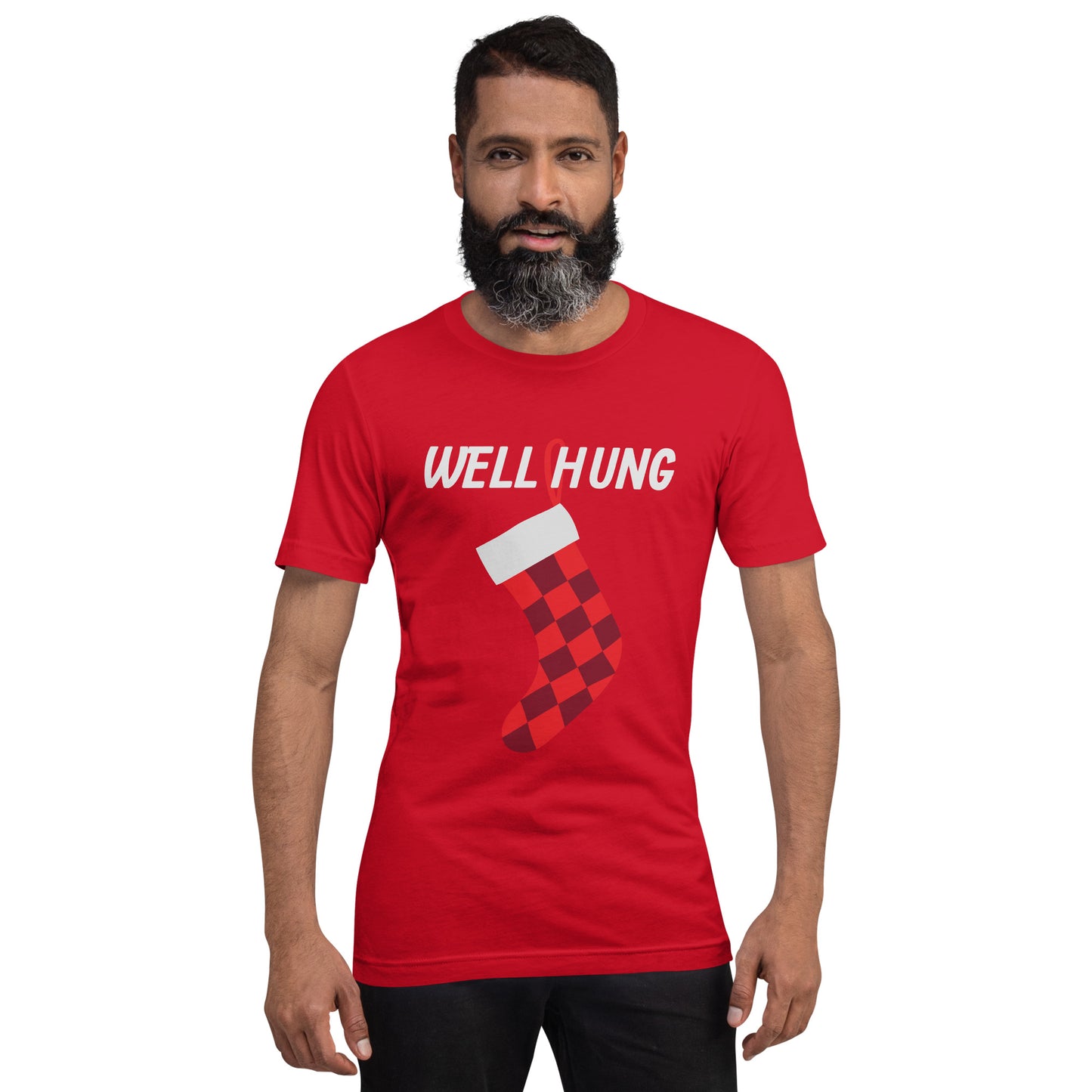 Well Hung Stocking - Unisex t-shirt