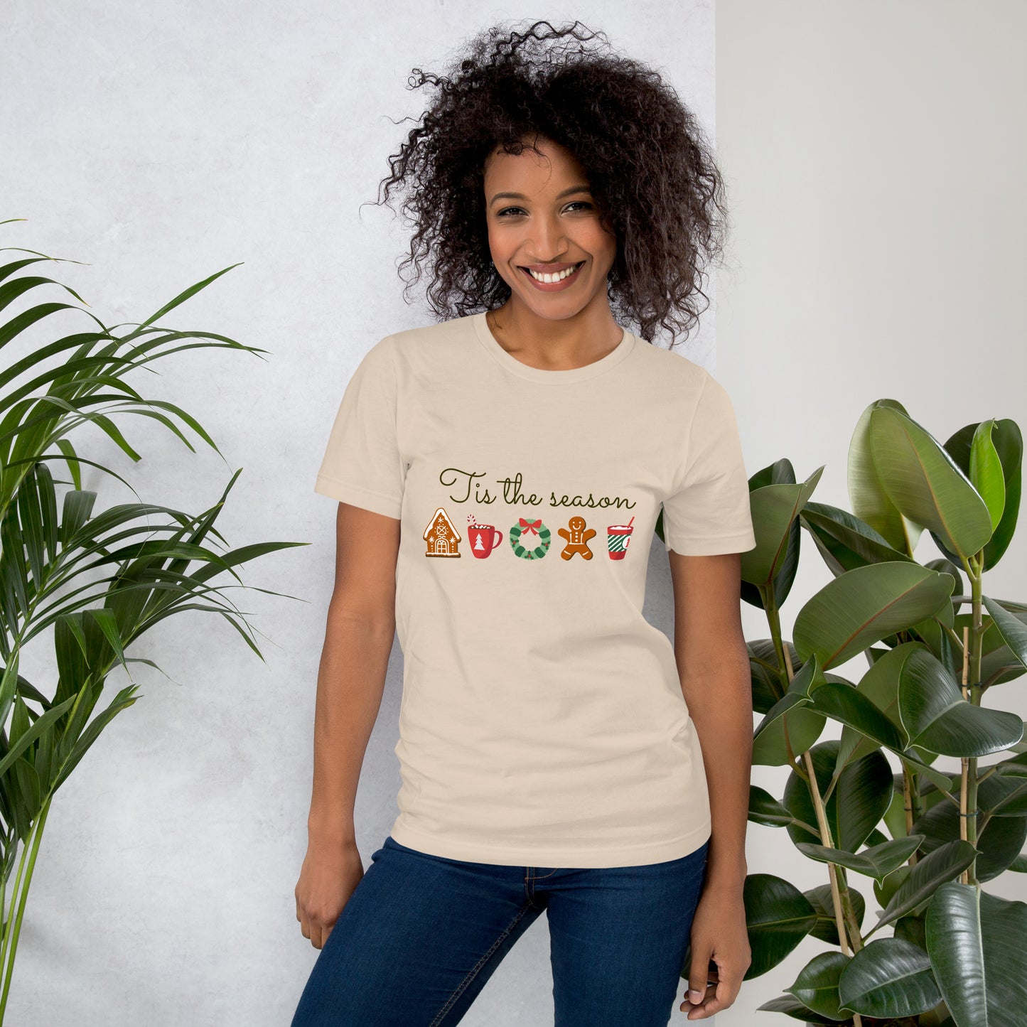 Tis the season Christmas design - Unisex t-shirt