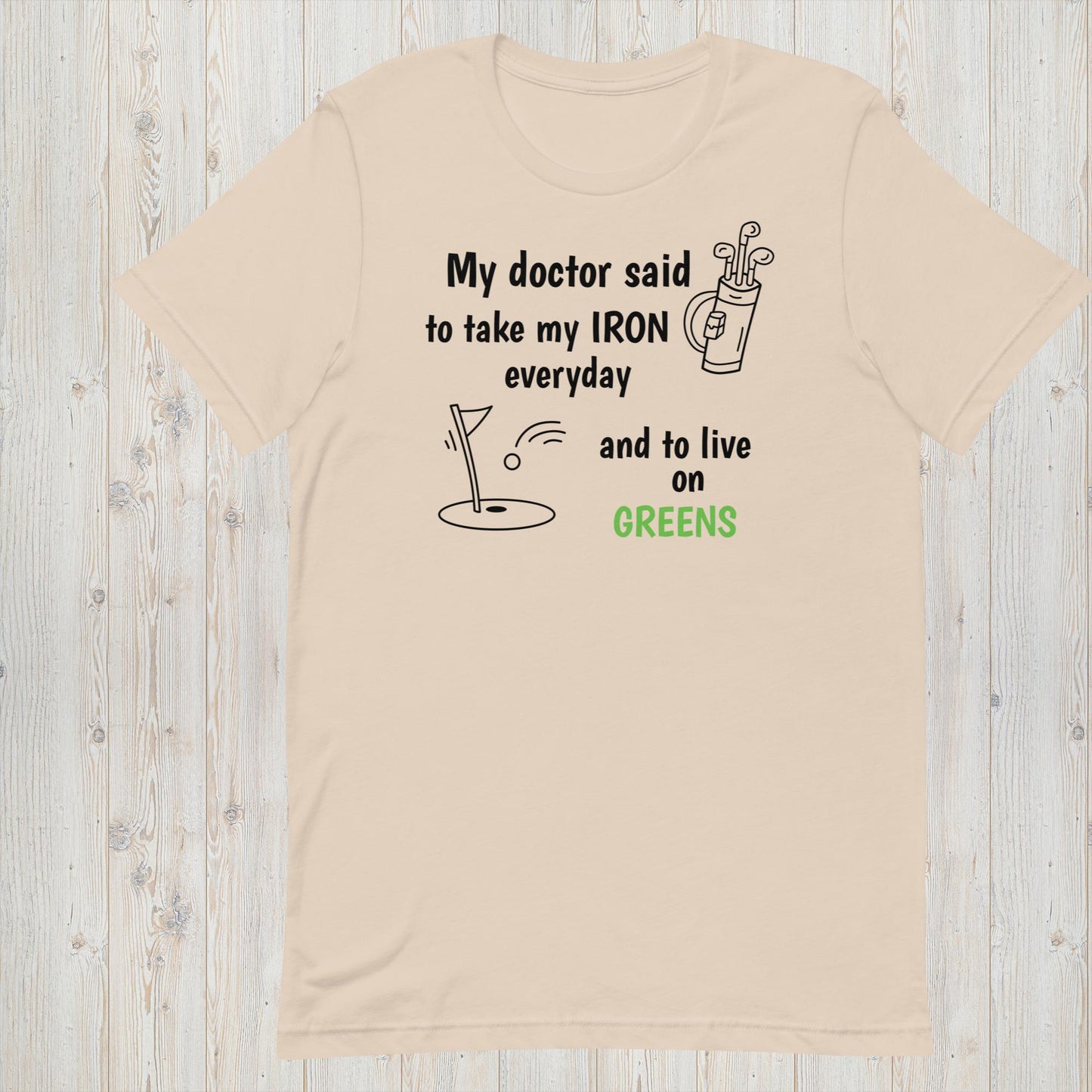 Doc Said Live On Greens - Golf Tee - Unisex t-shirt