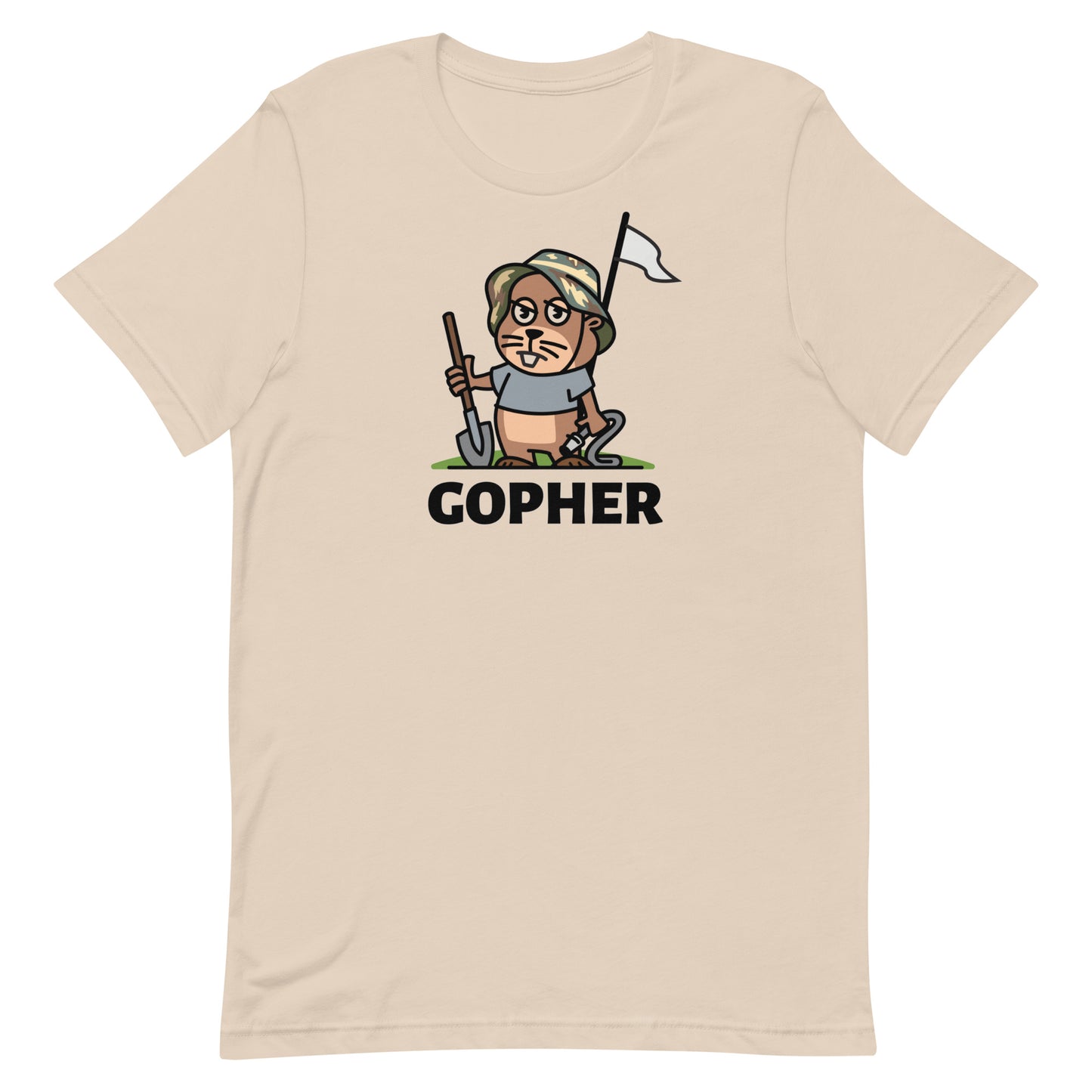 Gopher Golfer Shirt - Unisex Golf t-shirt