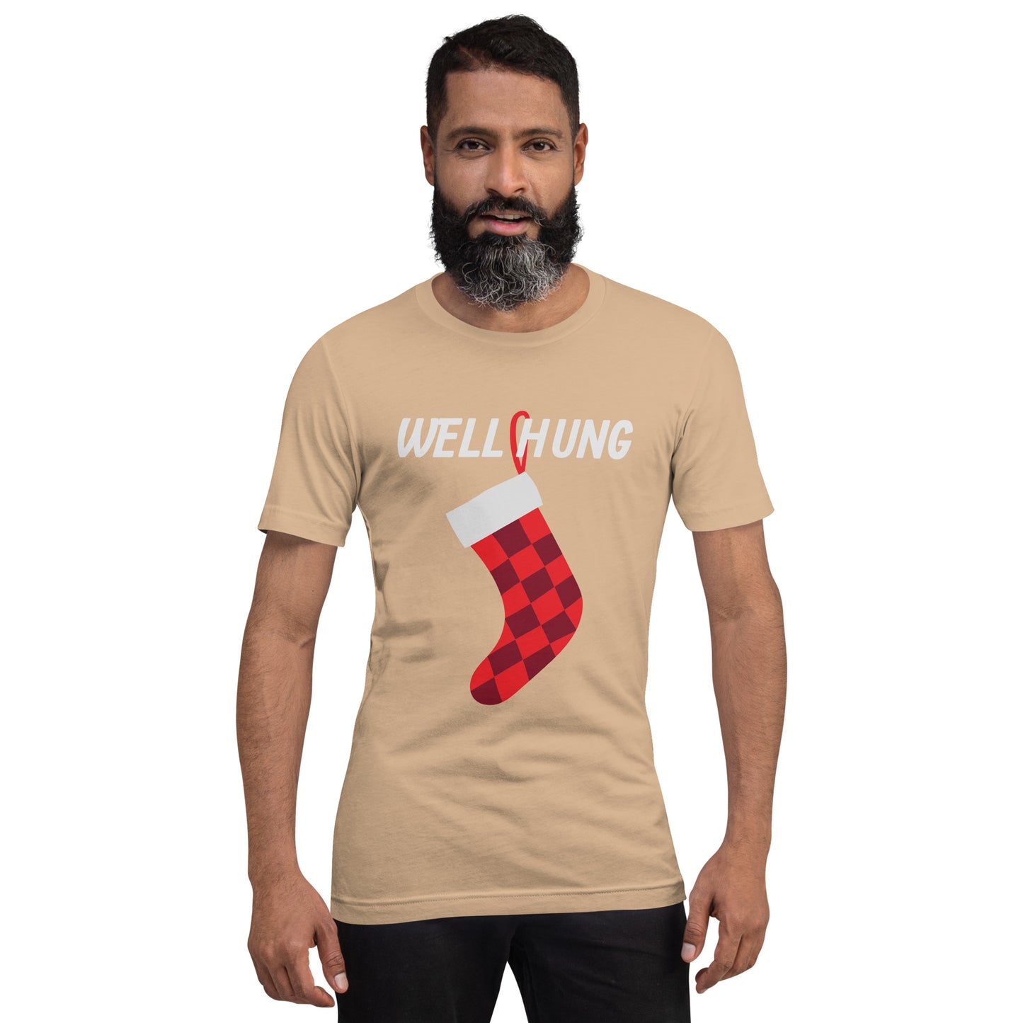 Well Hung Stocking - Unisex t-shirt