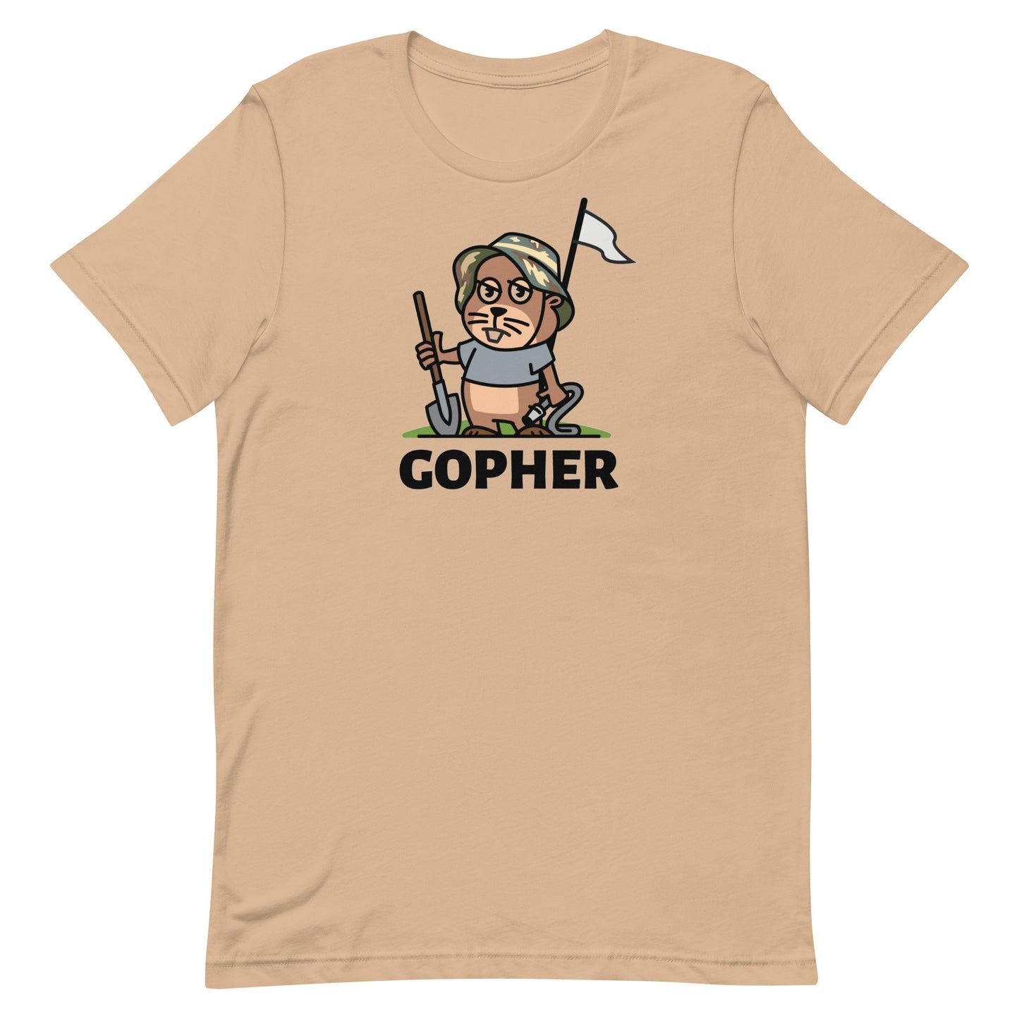 Gopher Golfer Shirt - Unisex Golf t-shirt