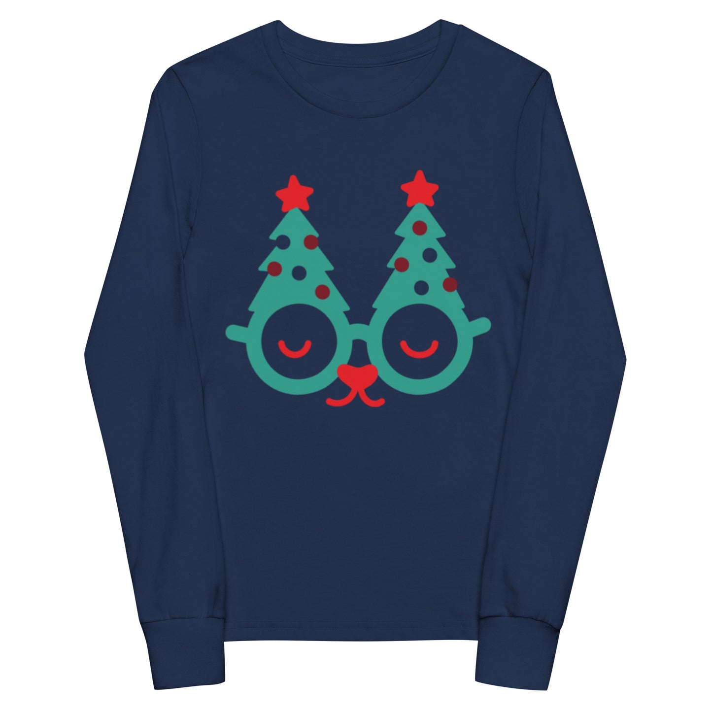 Holiday Glasses - Youth long sleeve tee