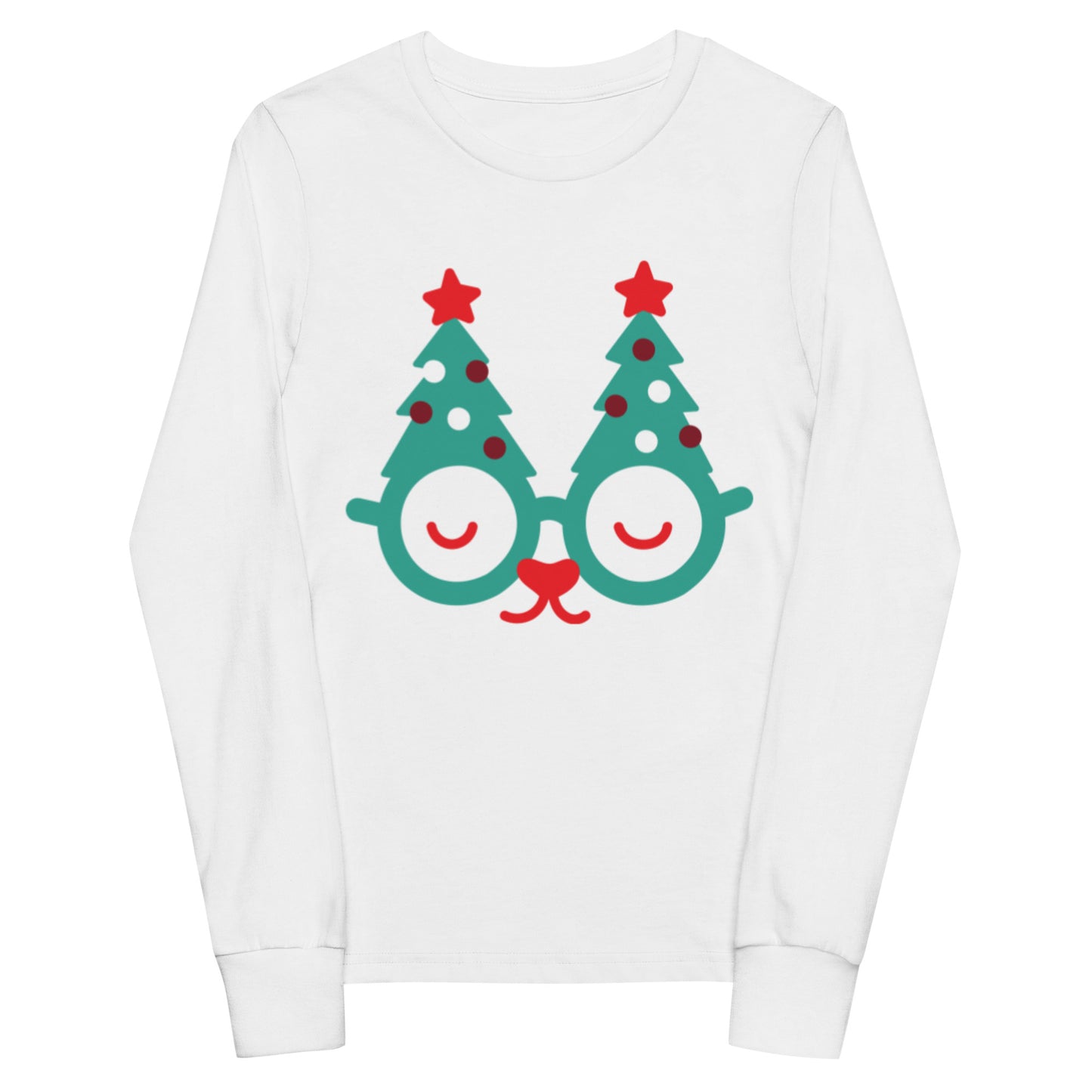 Holiday Glasses - Youth long sleeve tee