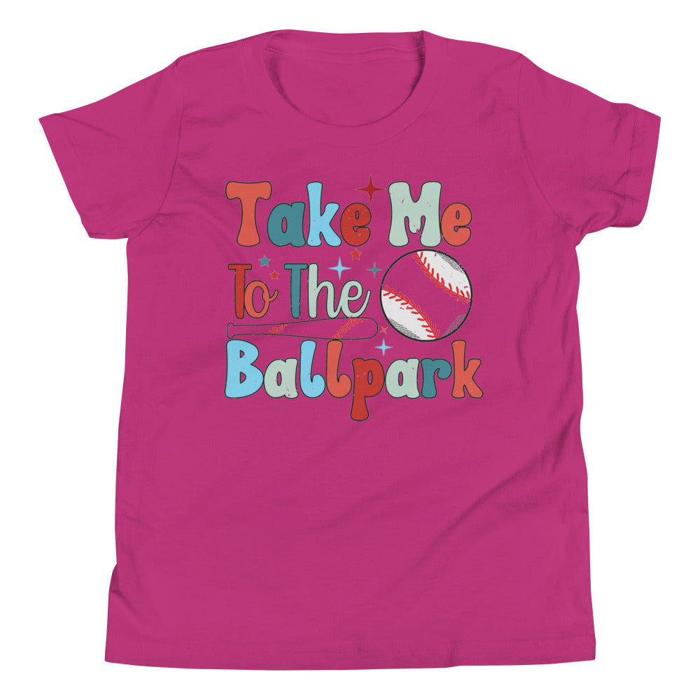 Take Me To The Ballpark - Youth Short Sleeve T-Shirt