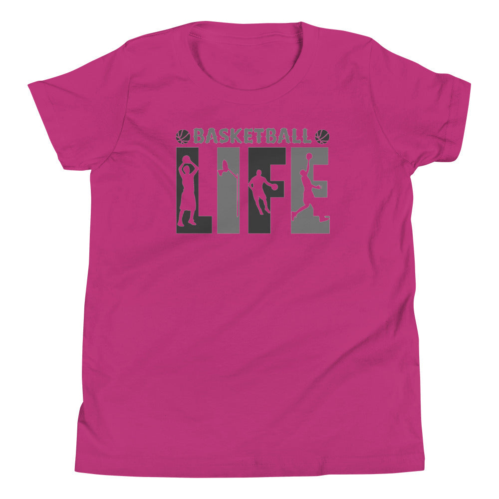 Basketball Life - Youth Short Sleeve T-Shirt