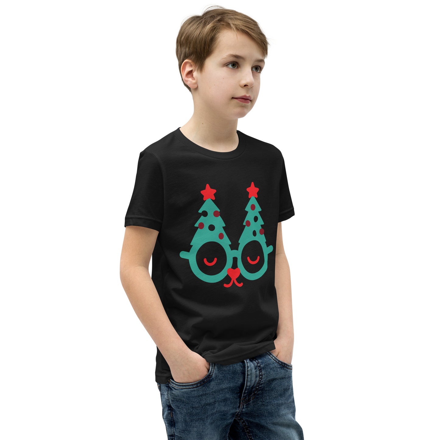 Holiday Glasses - Youth Short Sleeve T-Shirt