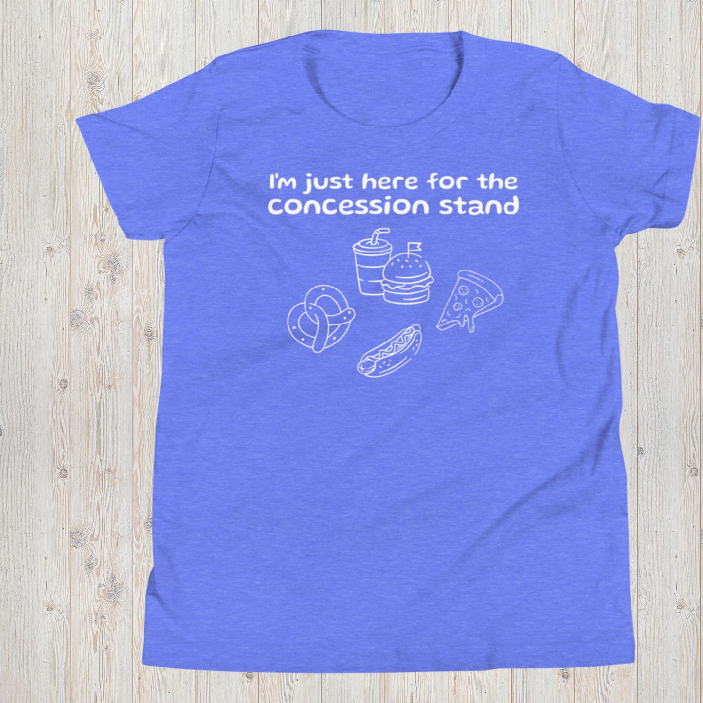 I'm Just Here For The Concession Stand - Youth Short Sleeve T-Shirt