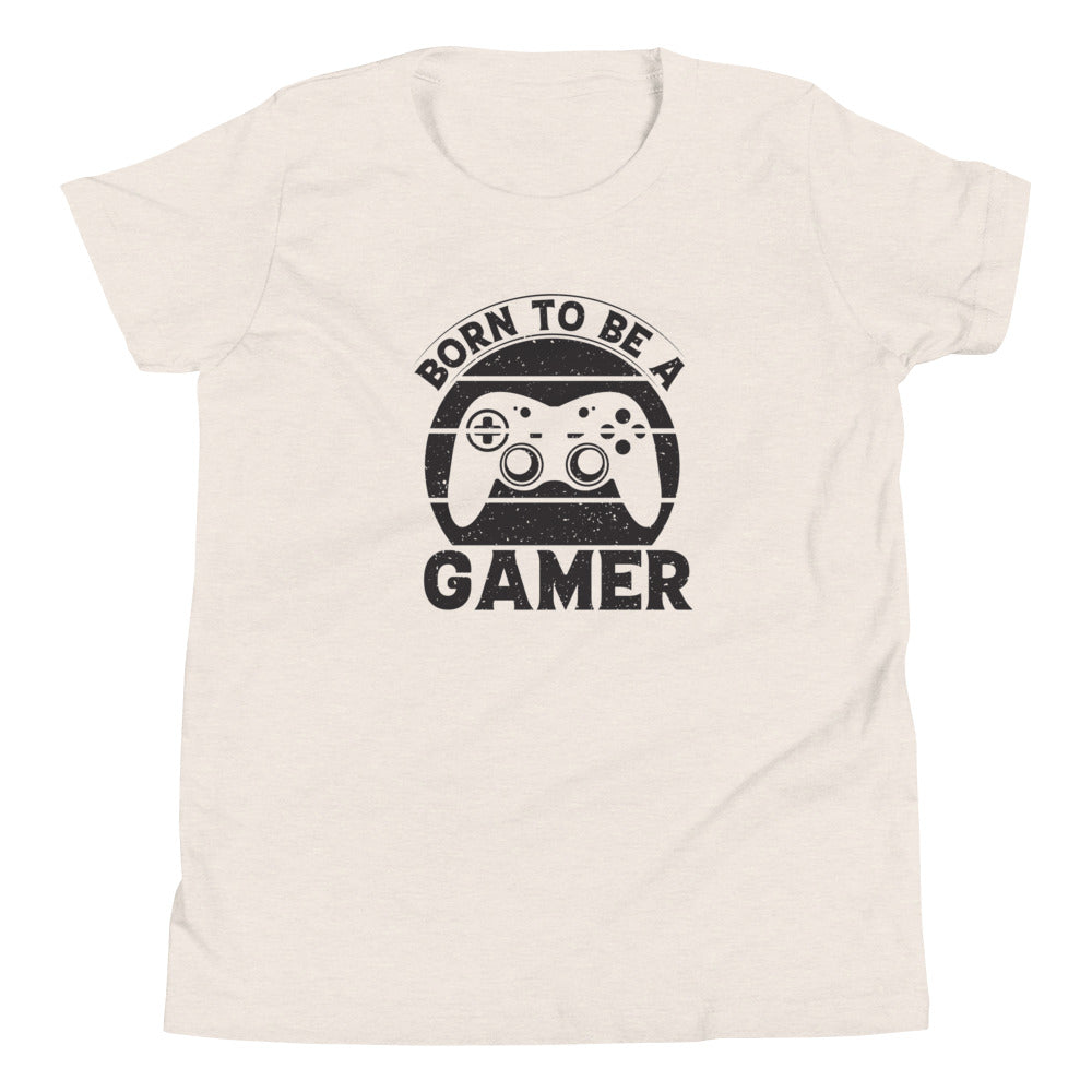 Born To Be A Gamer - Youth Short Sleeve T-Shirt