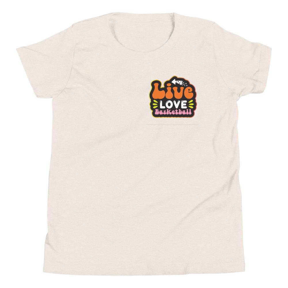 Live Love Basketball - Youth Short Sleeve T-Shirt