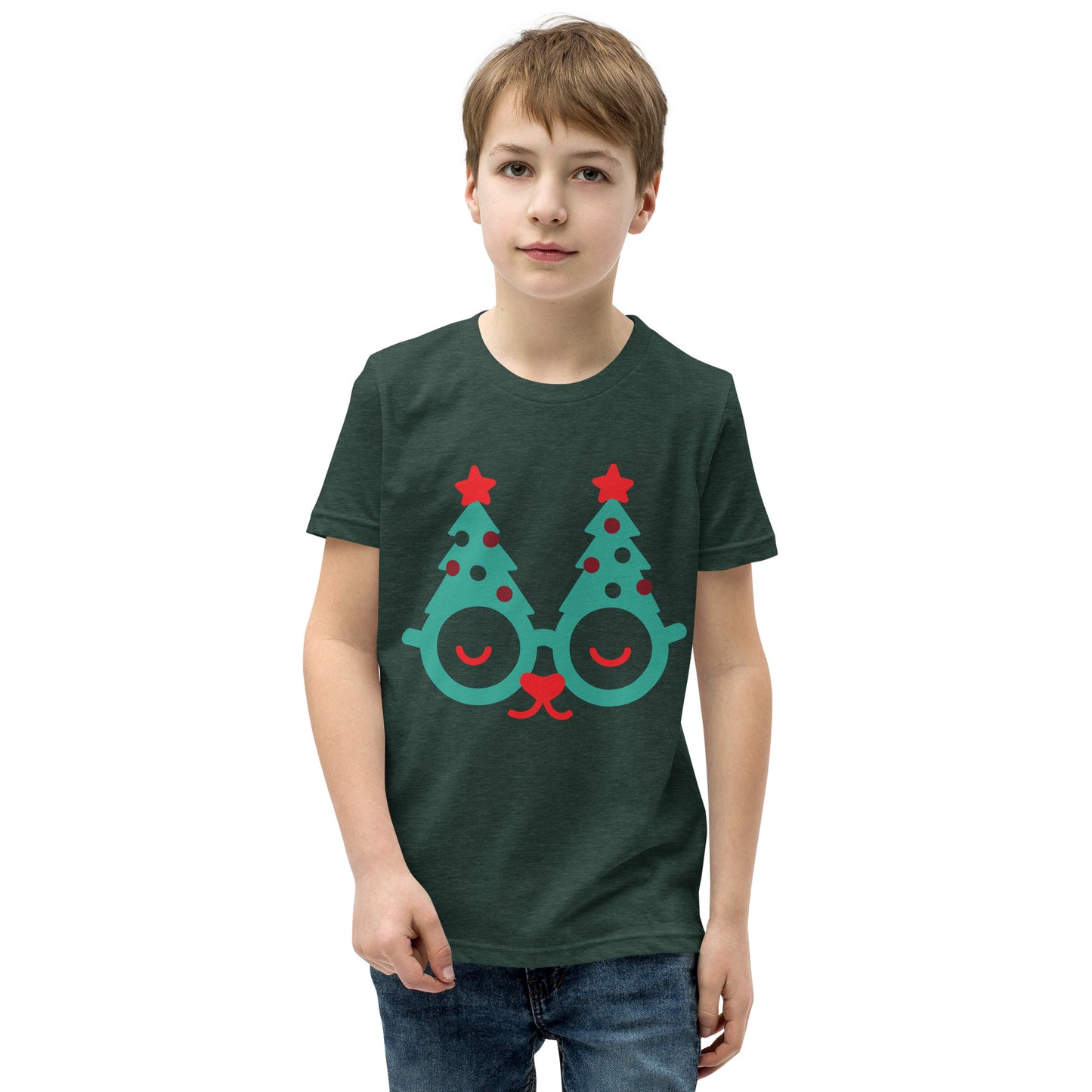 Holiday Glasses - Youth Short Sleeve T-Shirt