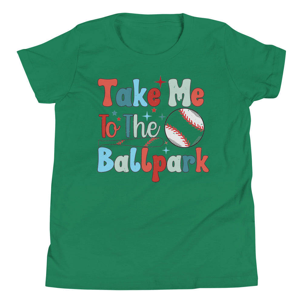 Take Me To The Ballpark - Youth Short Sleeve T-Shirt