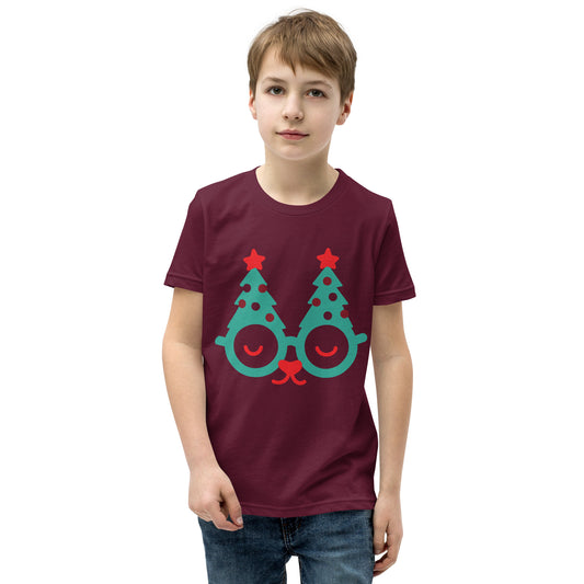 Holiday Glasses - Youth Short Sleeve T-Shirt