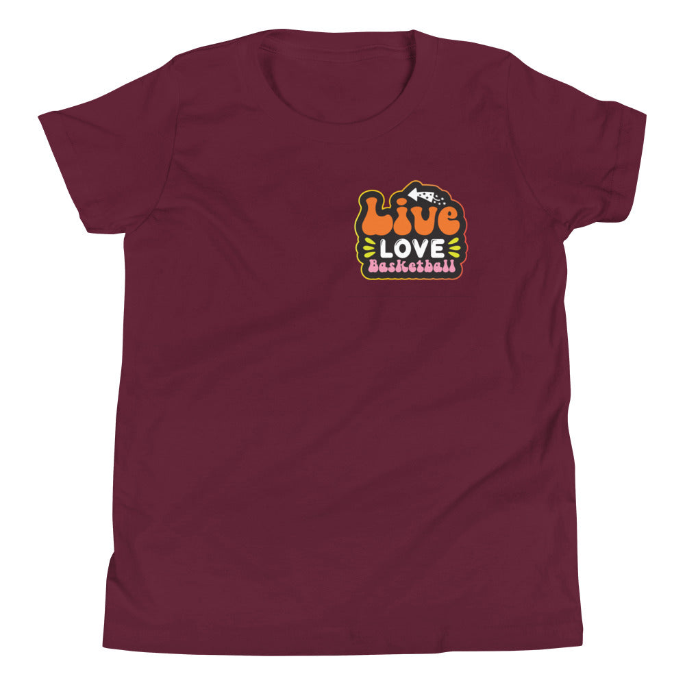 Live Love Basketball - Youth Short Sleeve T-Shirt