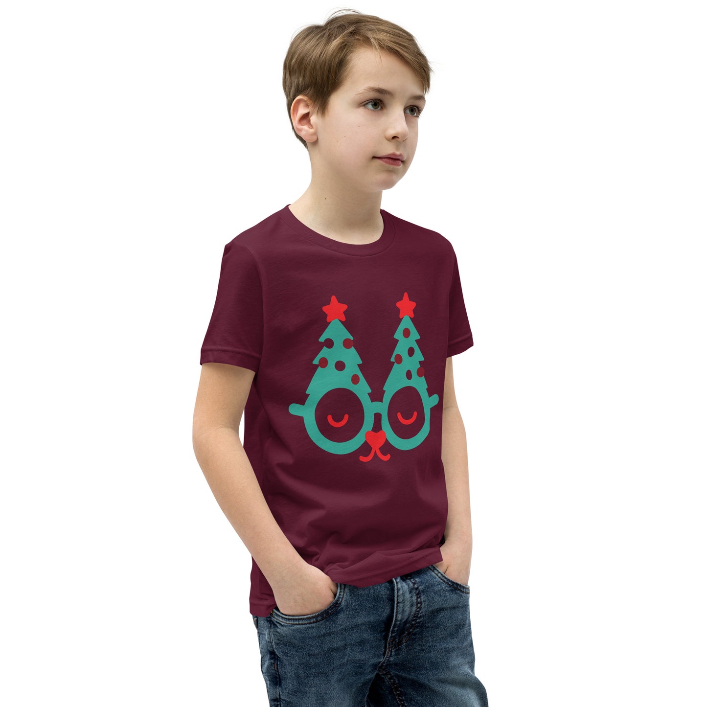 Holiday Glasses - Youth Short Sleeve T-Shirt