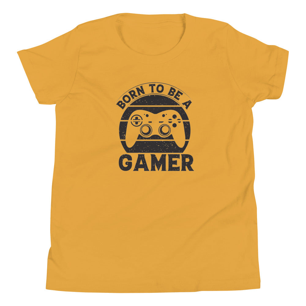 Born To Be A Gamer - Youth Short Sleeve T-Shirt