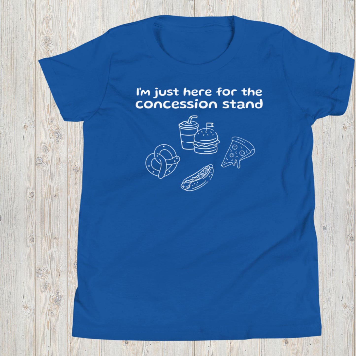 I'm Just Here For The Concession Stand - Youth Short Sleeve T-Shirt